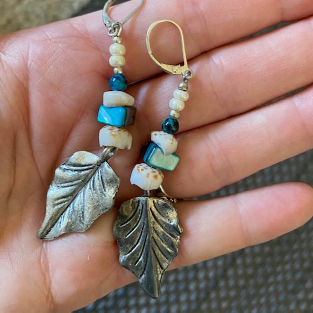 Dangling Leaf and Beaded earnings